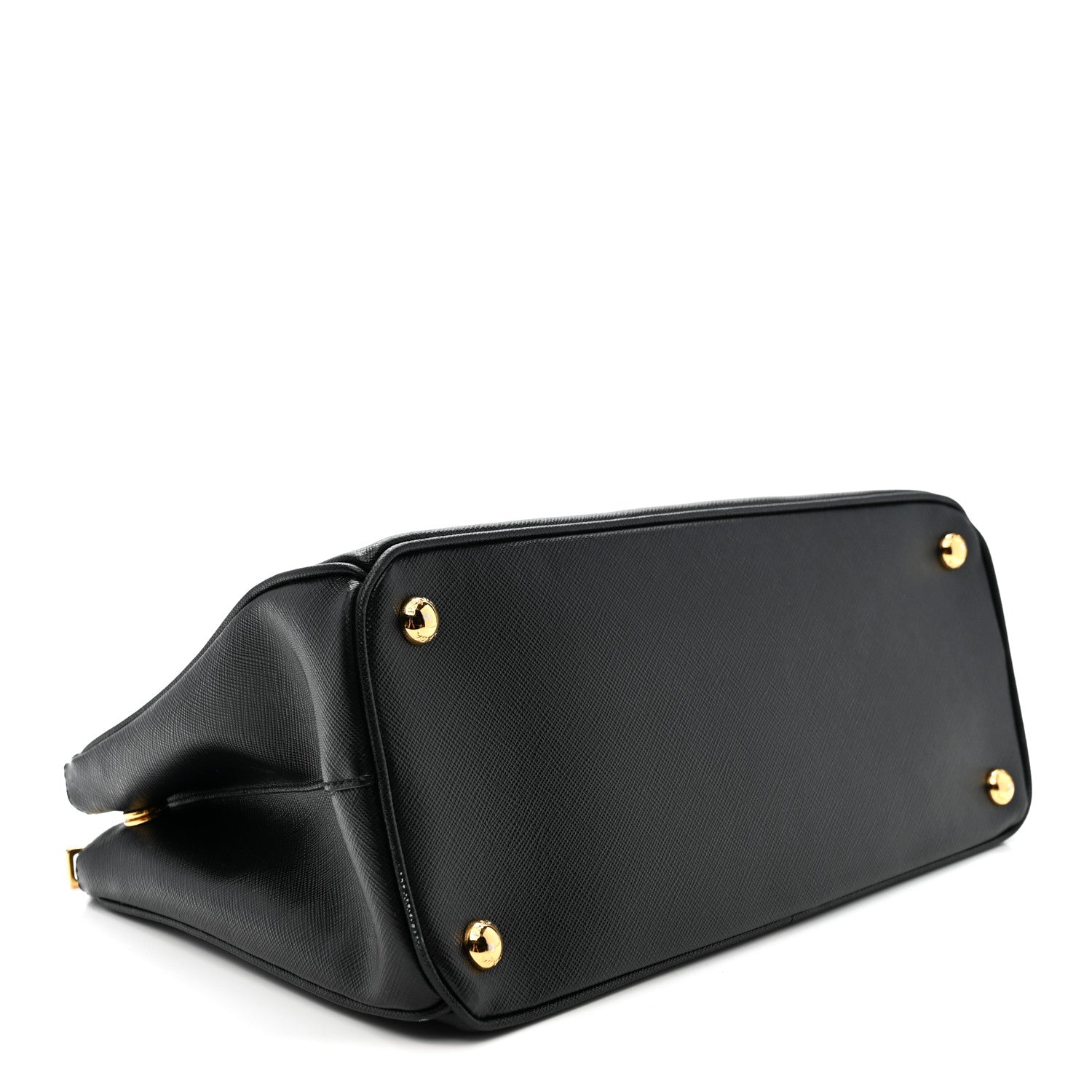 Prada Saffiano Small Galleria Double Zip Tote Black 4 of 12