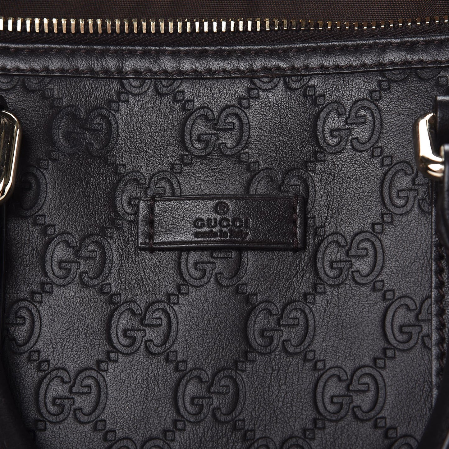 Guccissima Medium Joy Boston Dark Brown