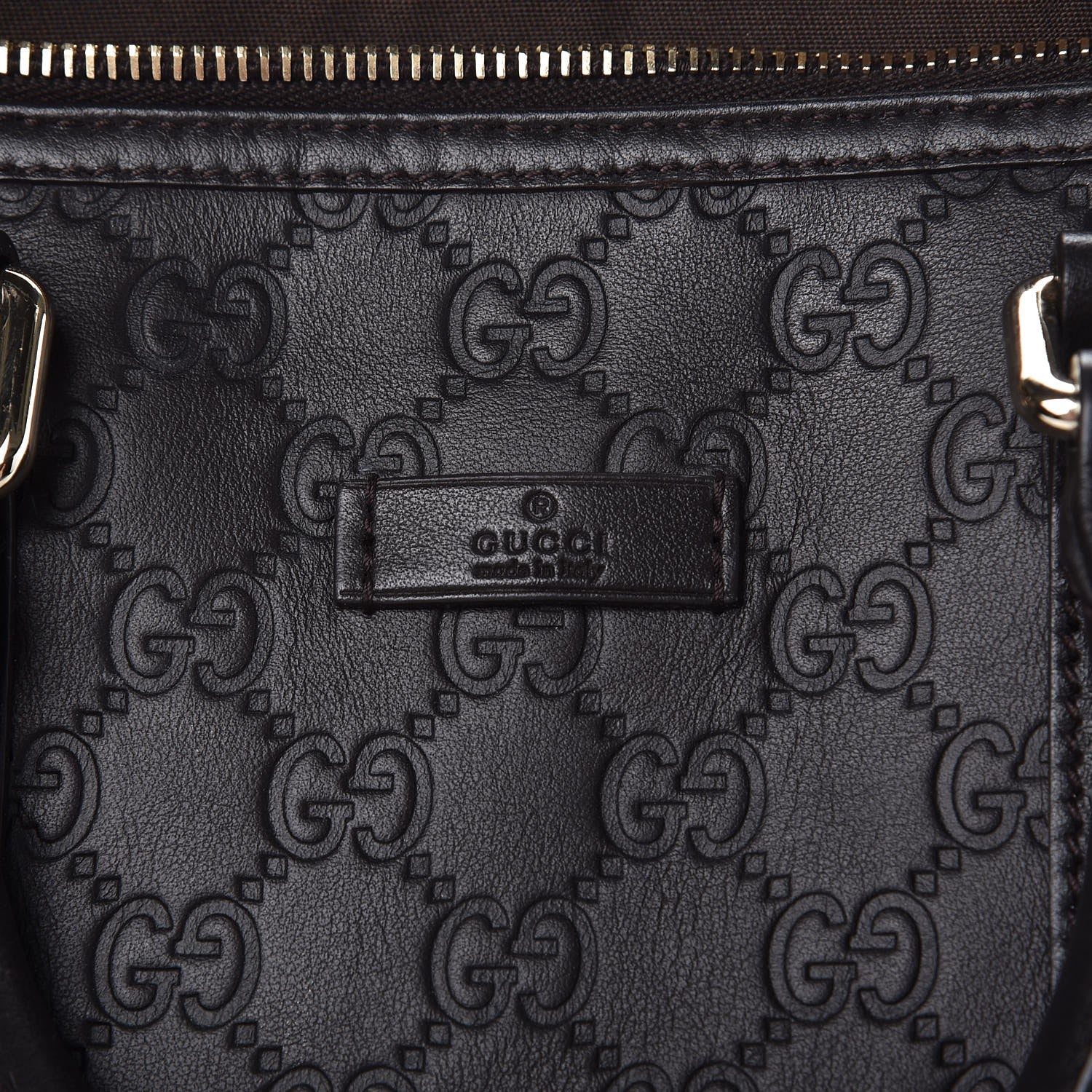 Gucci Guccissima Medium Joy Boston Dark Brown 8 of 8