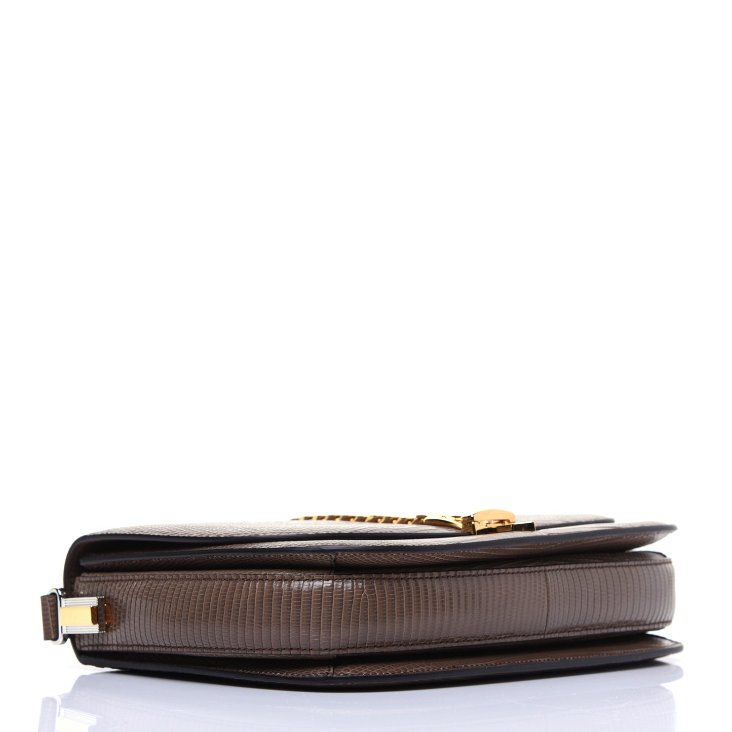 Lizard Small Sylvie 1969 Messenger Bag Taupe