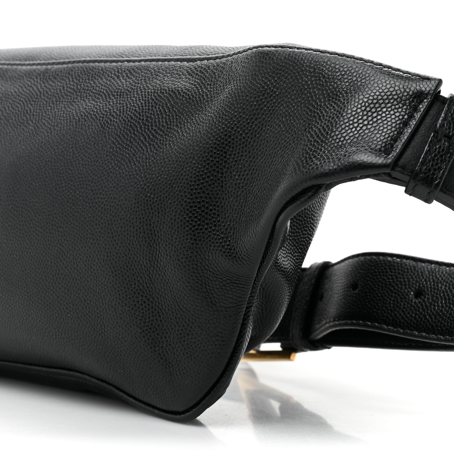 Saint Laurent Grain De Poudre Monogram Belt Bag Black 11 of 15