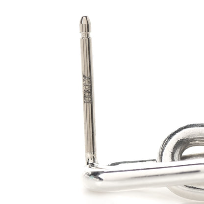 Tiffany Sterling Silver Pearl HardWear Triple Link Earrings 4 of 6