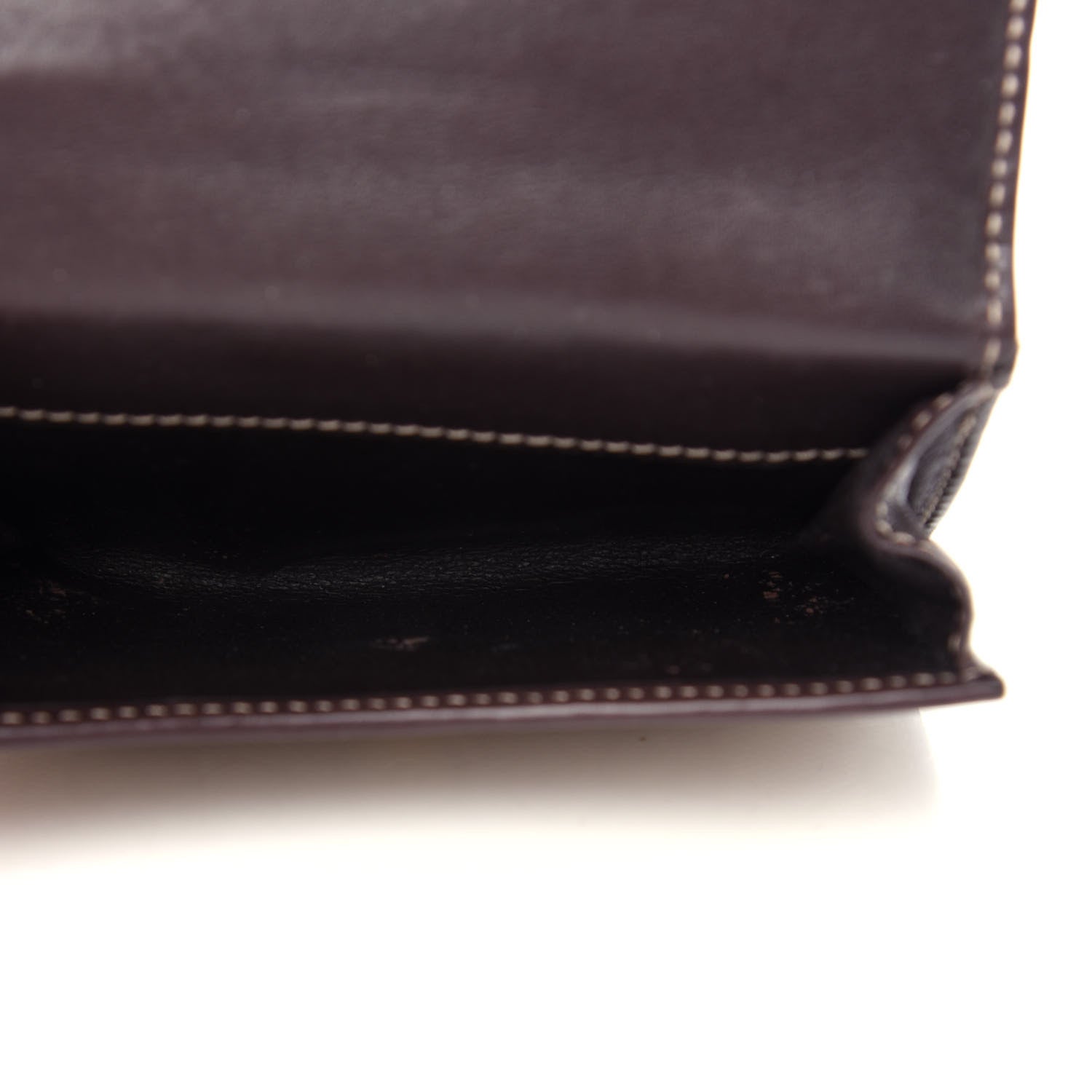 Gucci Monogram Lovely Heart French Flap Wallet Dark Brown 5 of 10