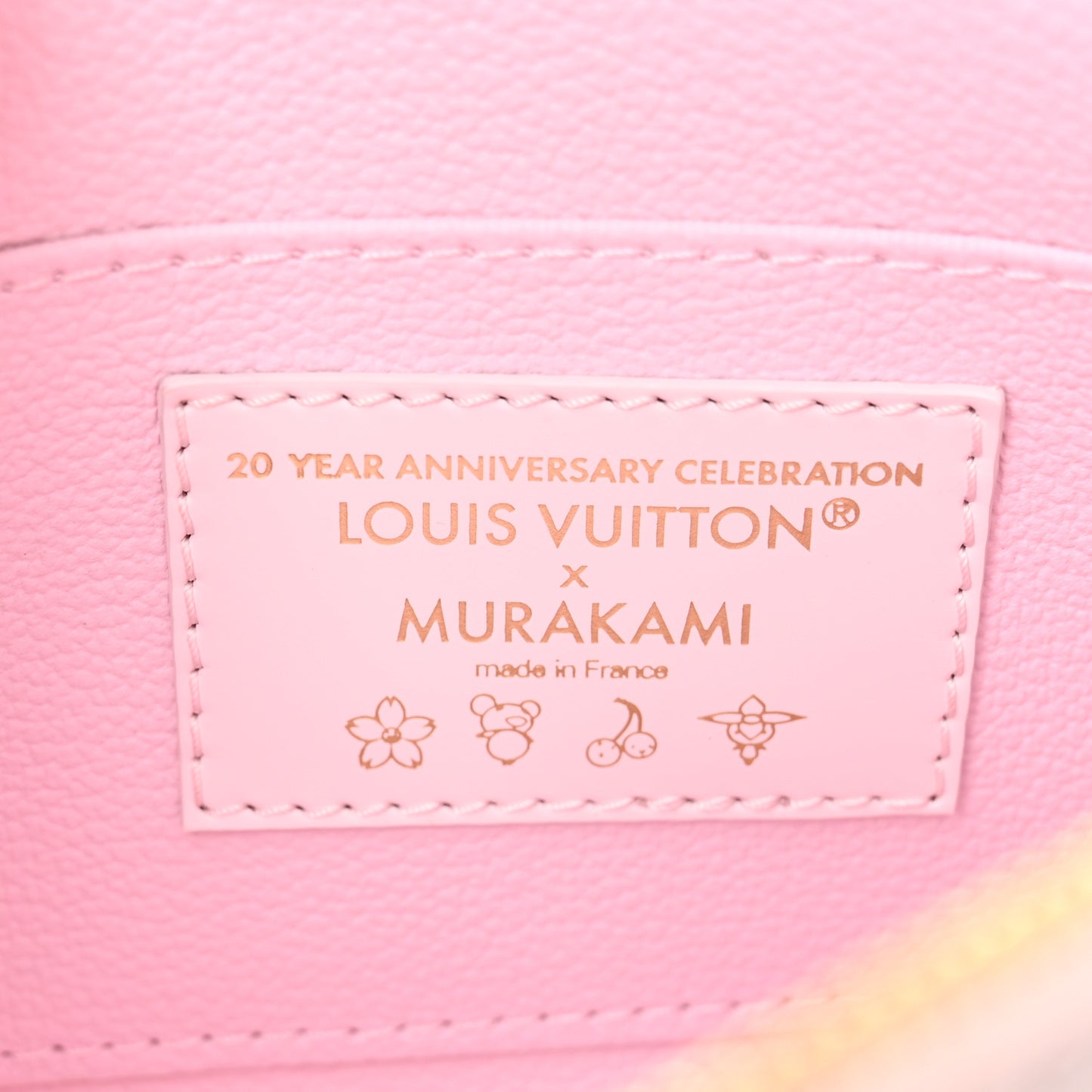 LV X TM Epi Cherry Blossom Cosmetic Pouch Pink
