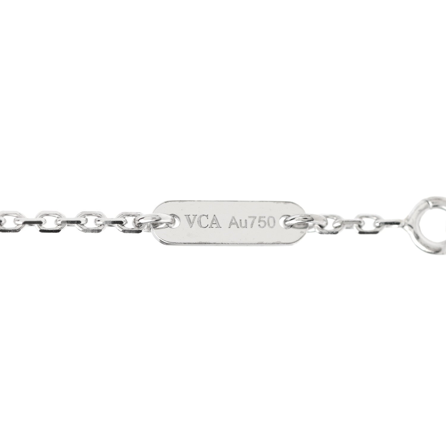 Van Cleef & Arpels 18K White Gold Diamond Sweet Alhambra Bracelet 3 of 6