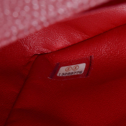 Chanel Caviar Maxi Single Flap Red 7 of 7