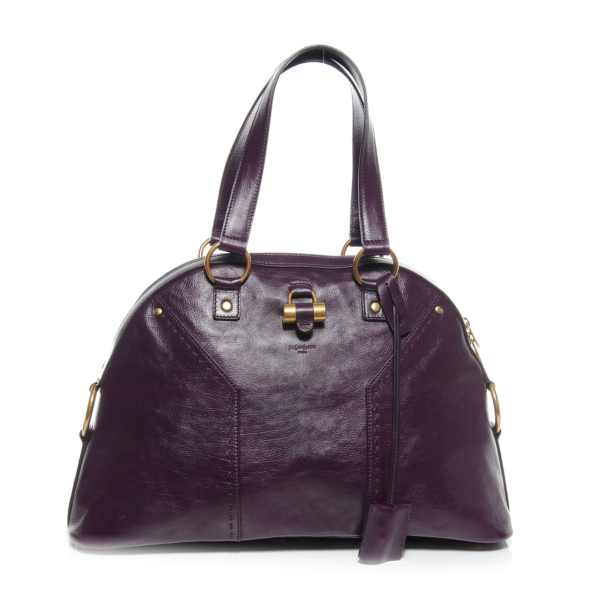 Saint Laurent Leather Large Muse Purple 1 of 7
