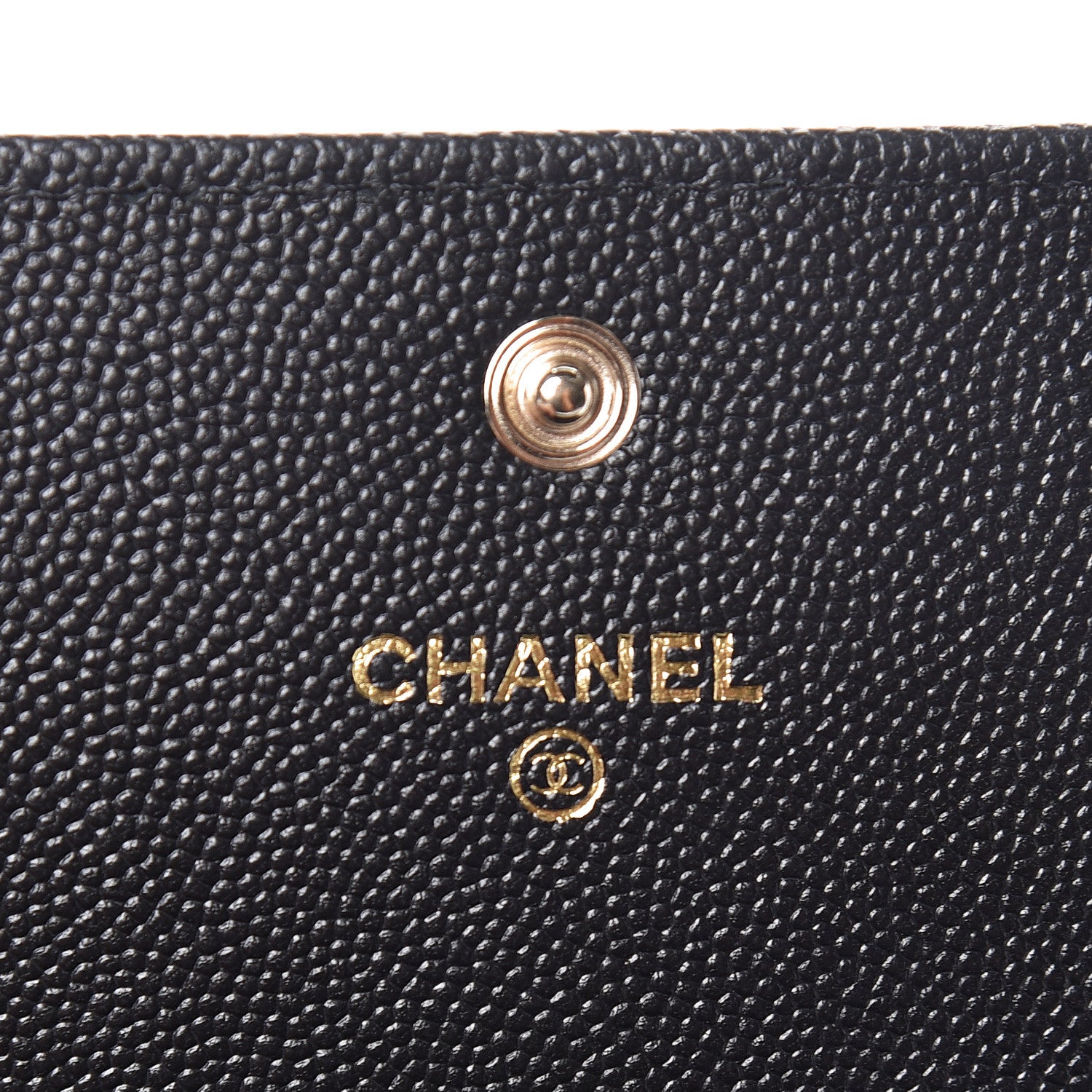 Chanel Caviar Quilted Mademoiselle Vintage Flap Wallet Black 7 of 9
