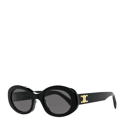 Celine Acetate Triomphe 01 Sunglasses CL 40194U Black 1 of 6