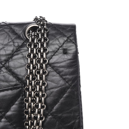 Chanel Aged Calfskin Quilted 2.55 Reissue 227 Flap Black 11 of 12