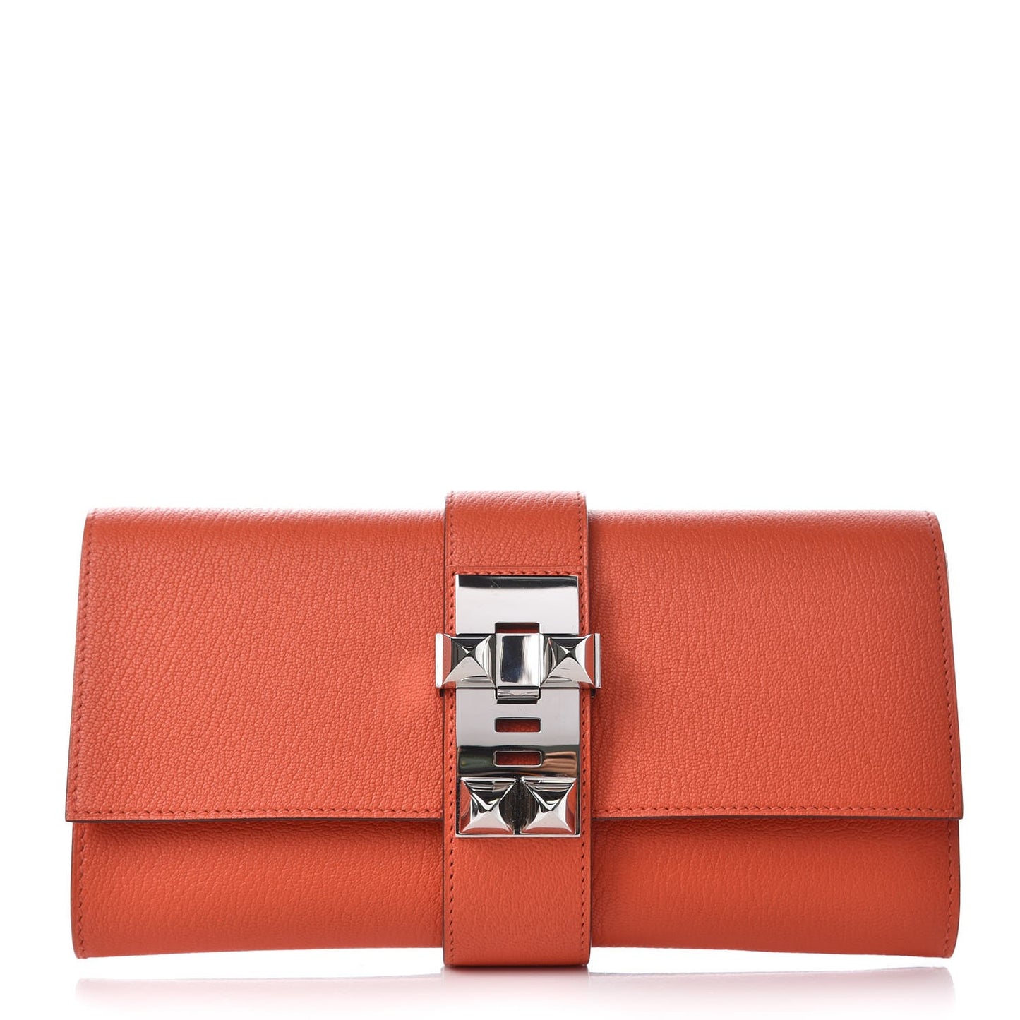 Chevre Mysore Medor 23 Clutch Orange Poppy