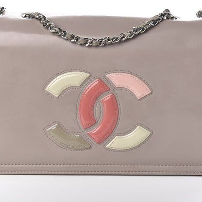 Chanel Vinyl Lipstick Flap Dark Beige 8 of 9