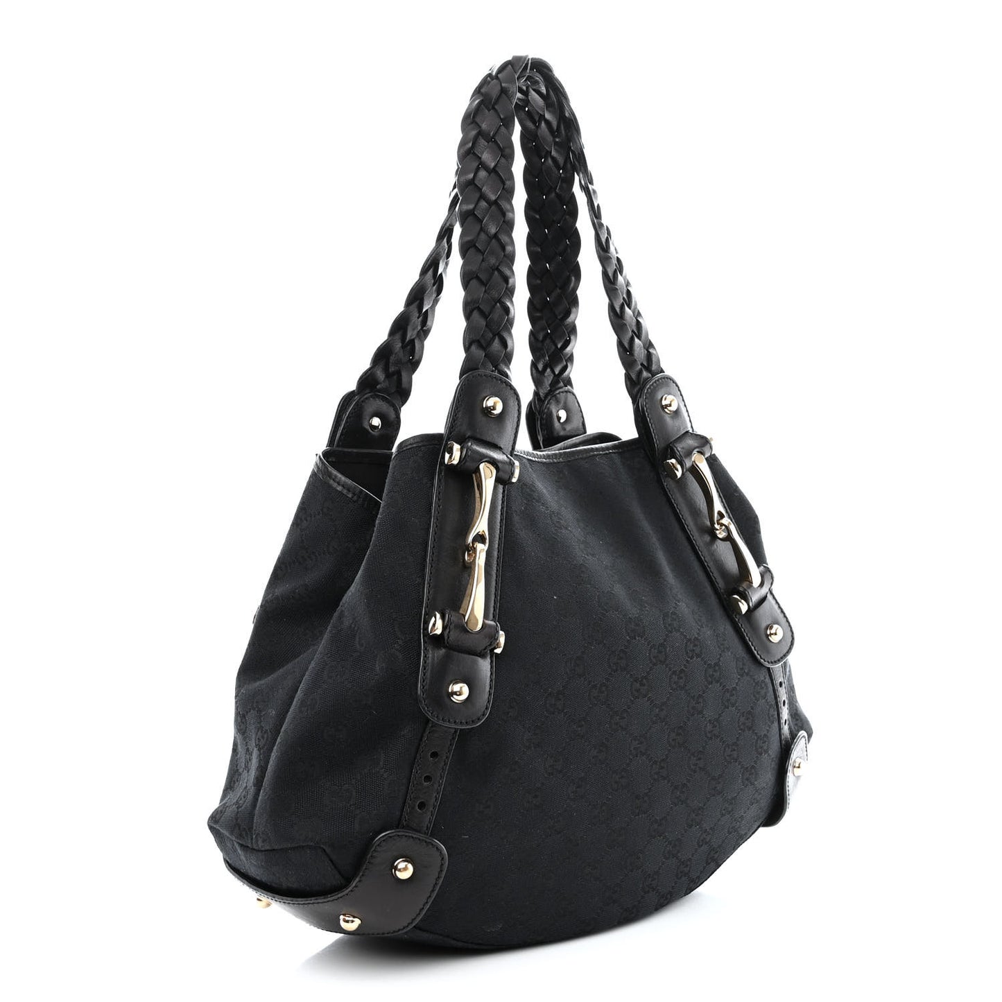 Monogram Small Pelham Shoulder Bag Black