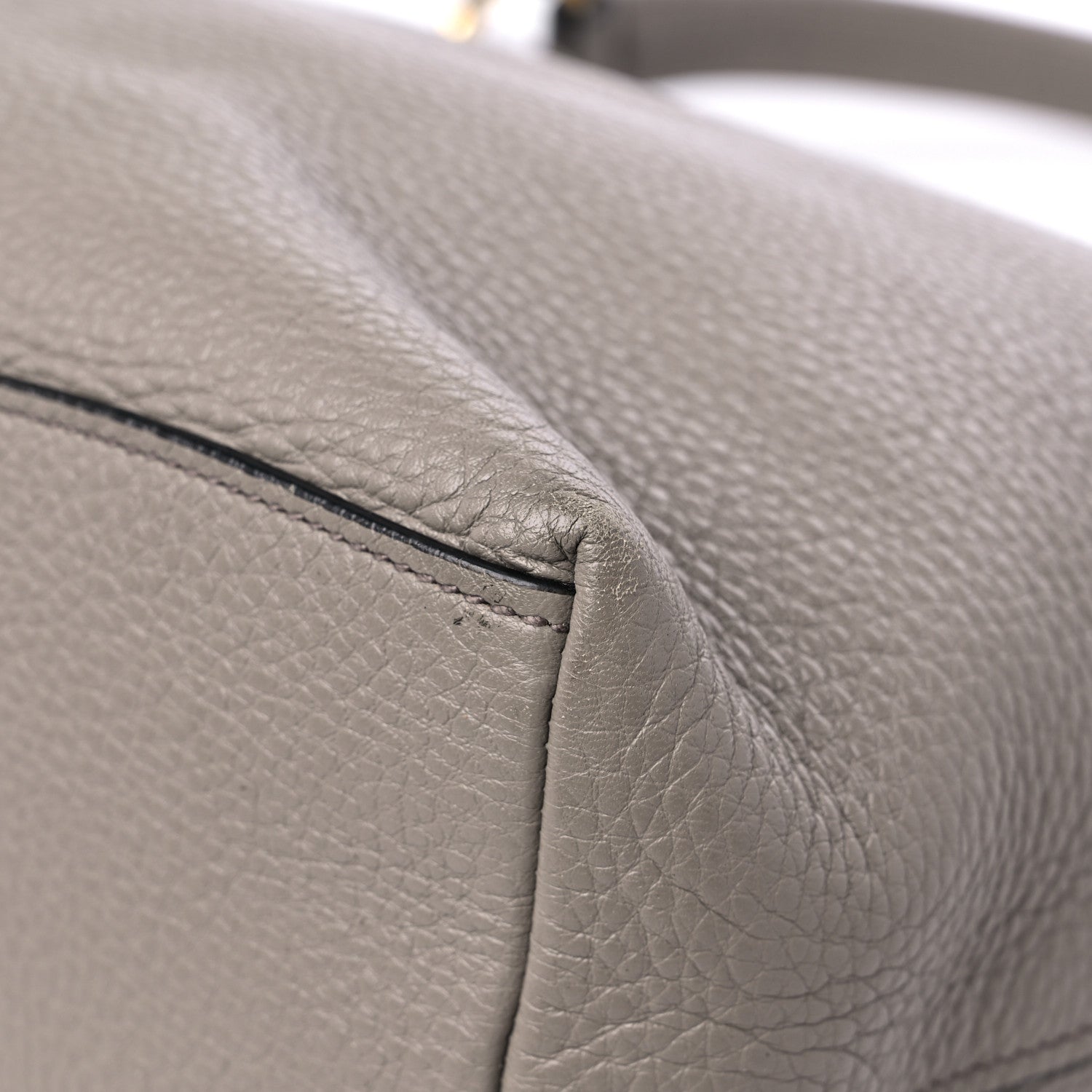 Prada Vitello Phenix Logo Hobo Argilla 8 of 13