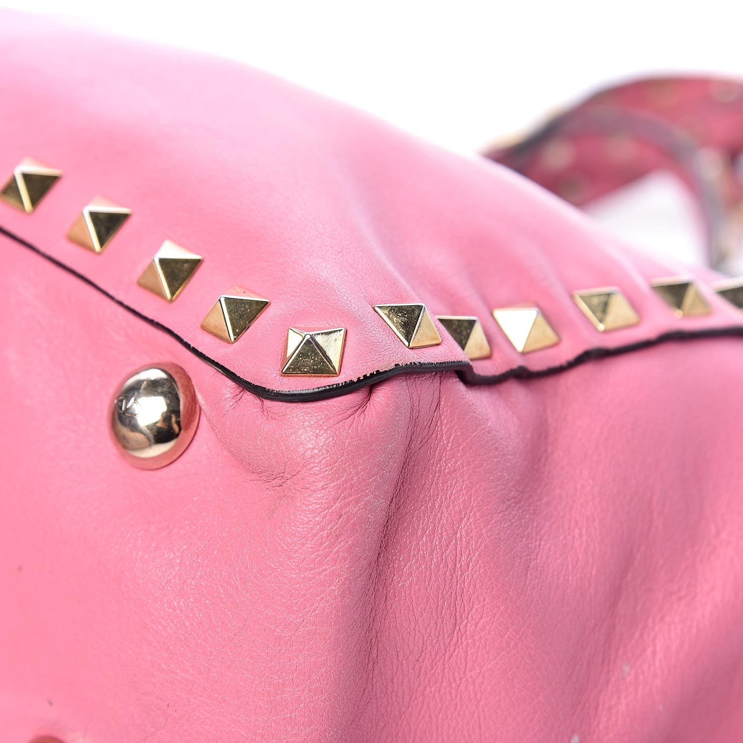 Valentino Garavani Vitello Mini Rockstud Tote Ninphea 15 of 17