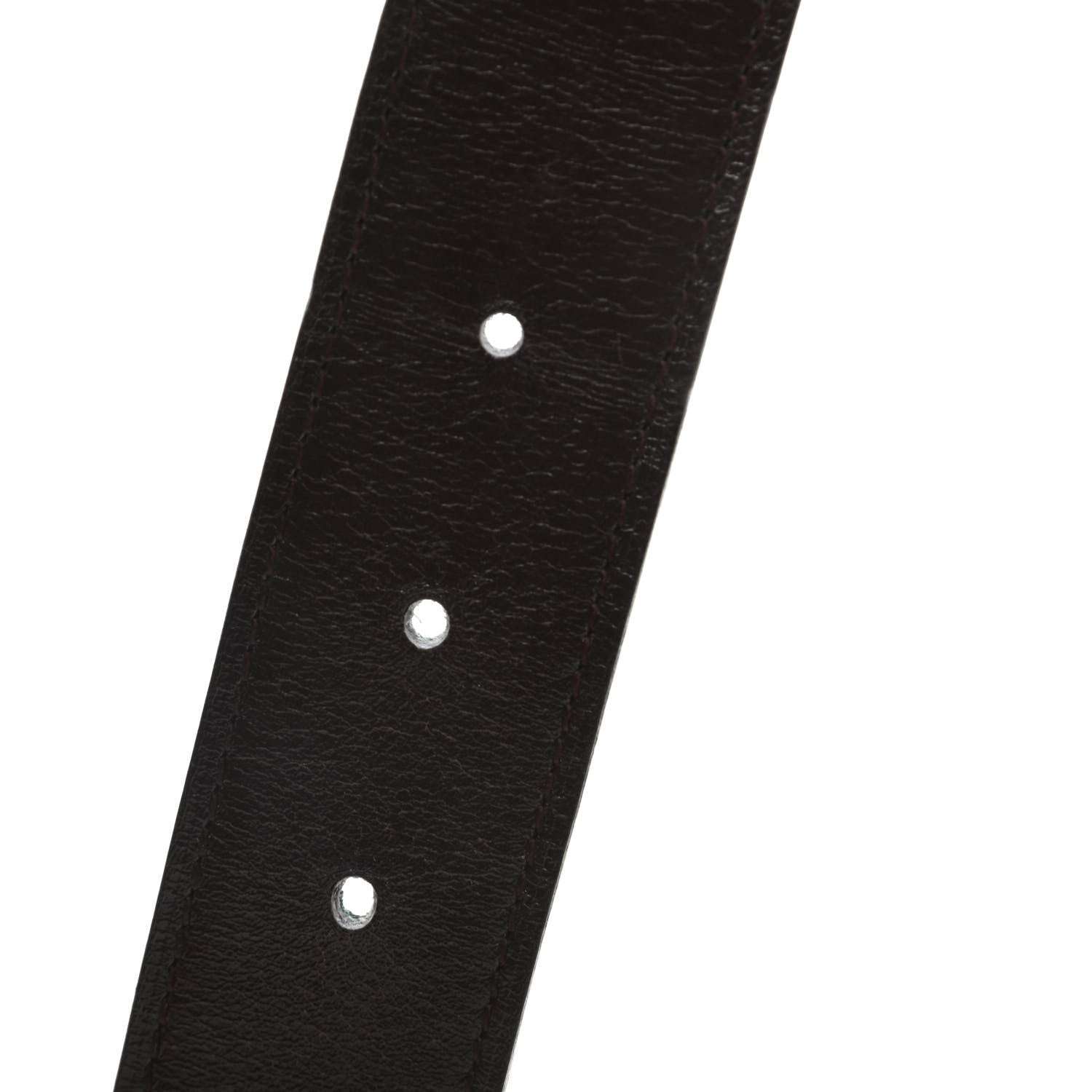 Hermes Box Togo 32mm Quizz H Belt 90 Black Bleu De Galice 5 of 6