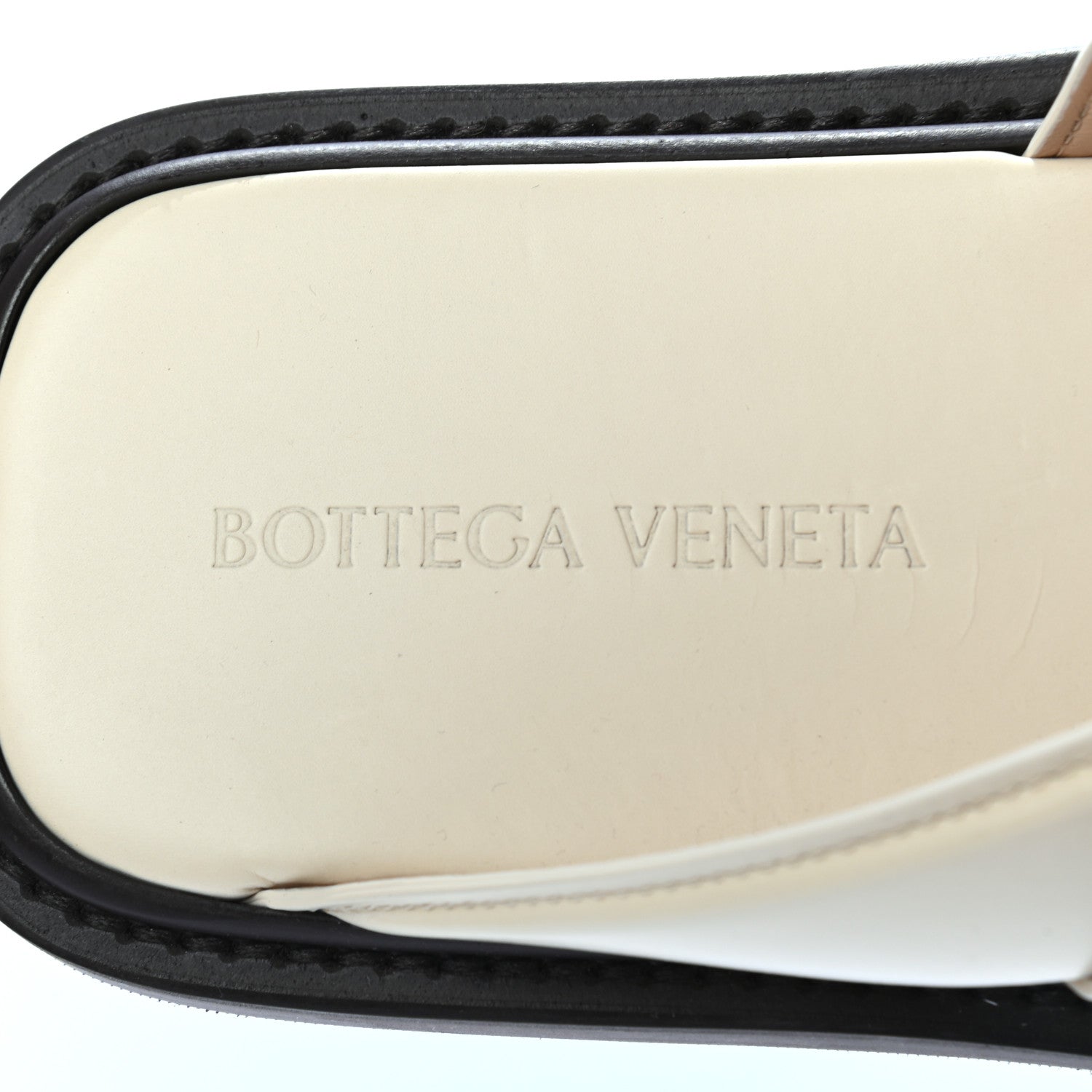 Bottega Veneta Calfskin Mens The Band Flat Sandals 42 Sea Salt 7 of 7
