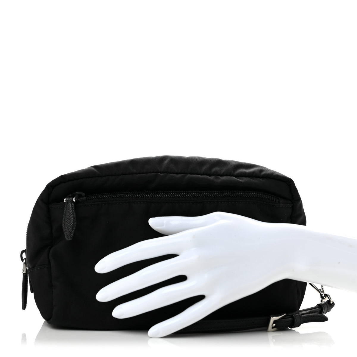 Prada Nylon Vela Cosmetic Pouch Black 2 of 10