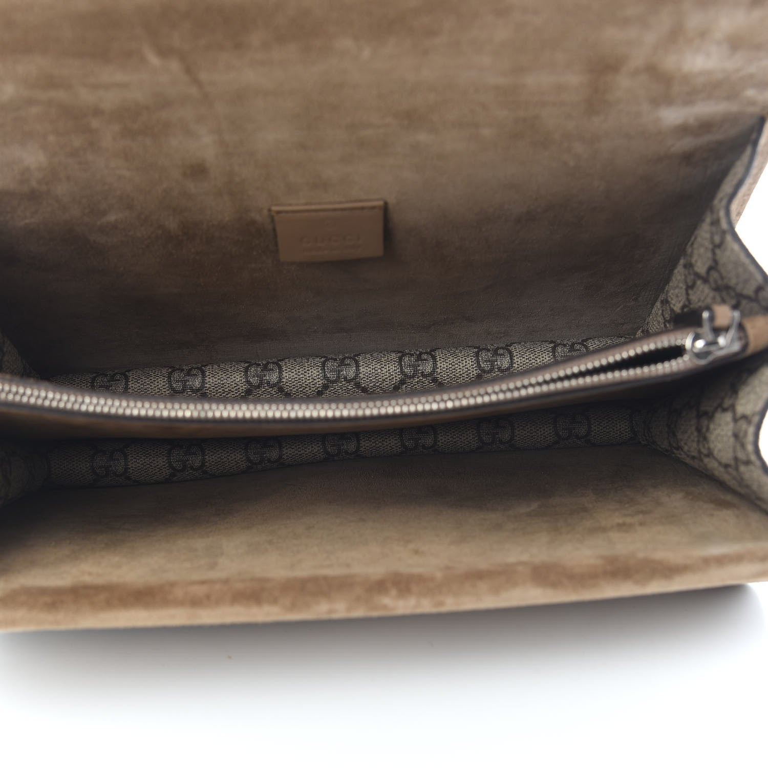Gucci GG Supreme Monogram Small Dionysus Shoulder Bag Taupe 5 of 12