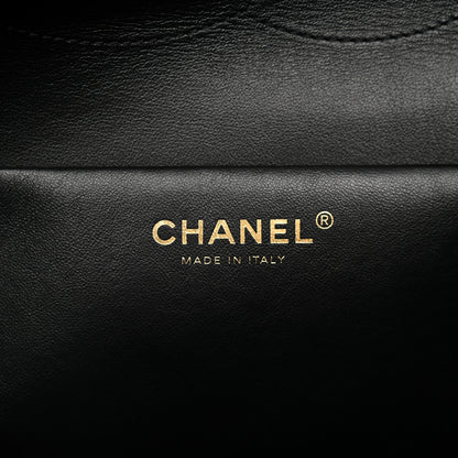 Chanel Tweed Mixed Fibers Leopard Print Small Souplissimo Maxi Flap Brown Black White Brown Black White 6 of 10