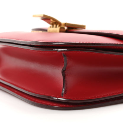 Celine Box Calfskin Medium Classic Box Flap Bag Red 10 of 10