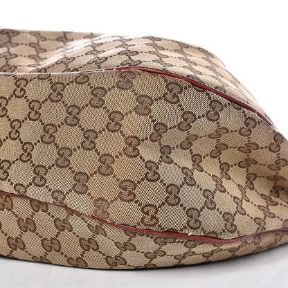 Gucci Monogram Medium Sukey Hobo Brown 8 of 17