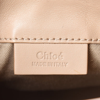 Chloe Calfskin Quilted Mini Faye Backpack Pearl Beige 8 of 10