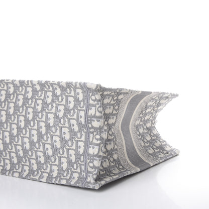 Christian Dior Oblique Medium Book Tote Grey 6 of 10