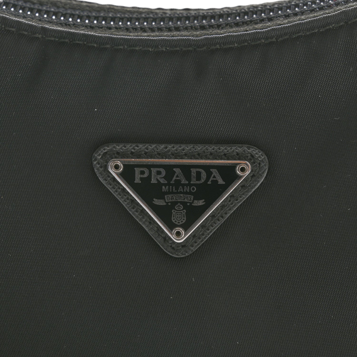 Prada Tessuto Nylon Mini Re-Edition 2000 Bag Black 13 of 14