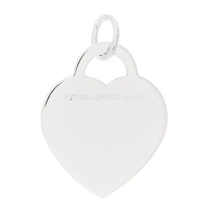 Tiffany Sterling Silver Enamel LOVE YOU Heart Charm Red 3 of 5