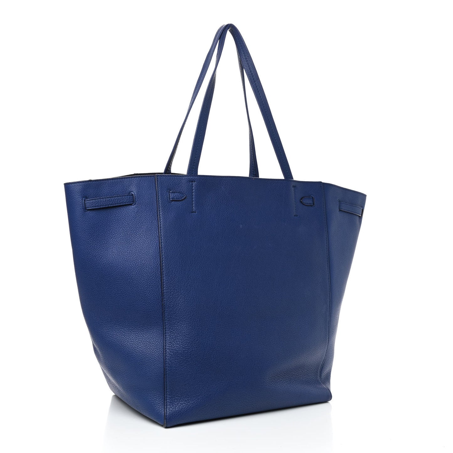 Soft Grained Calfskin Small Belt Cabas Phantom Indigo