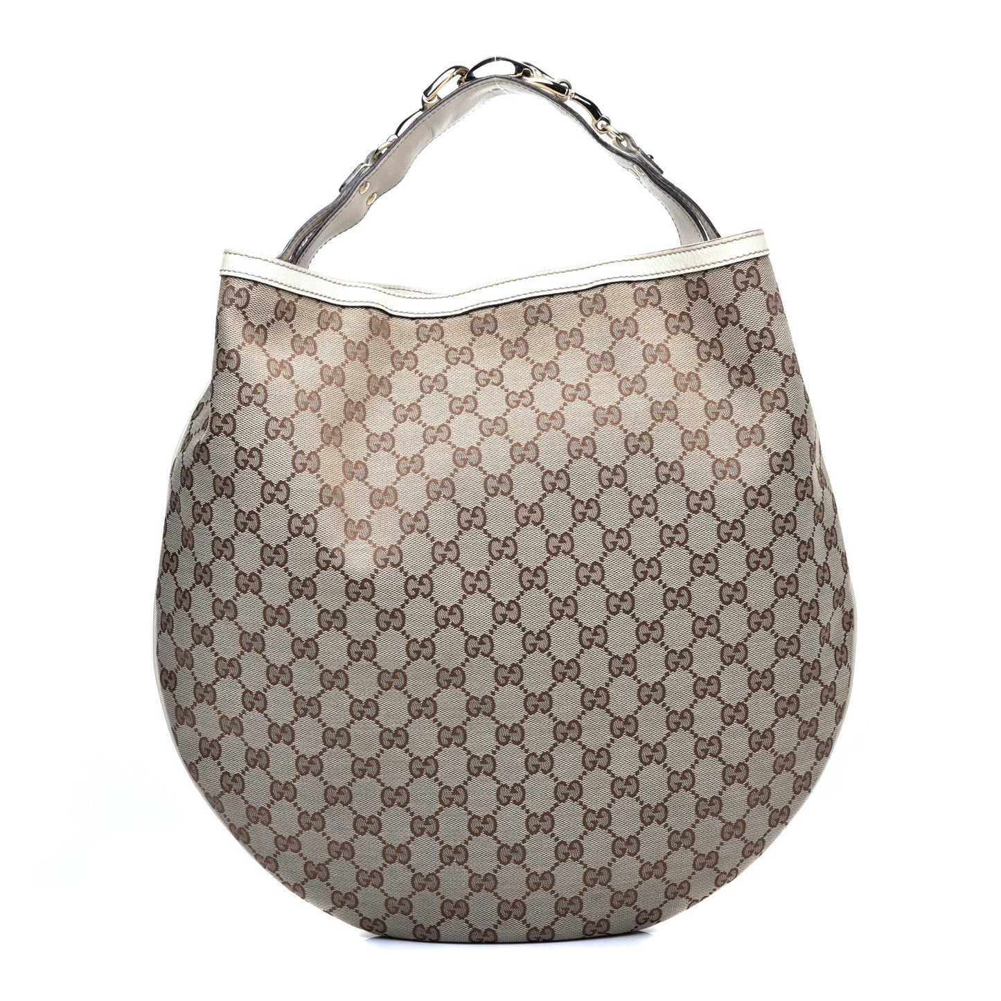 Monogram Large Wave Hobo Off White