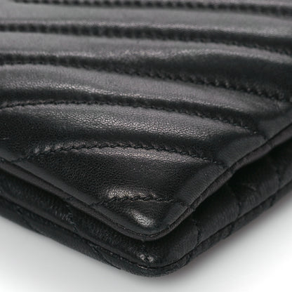 Saint Laurent Lambskin Quilted Double Flap Bag Black 8 of 8