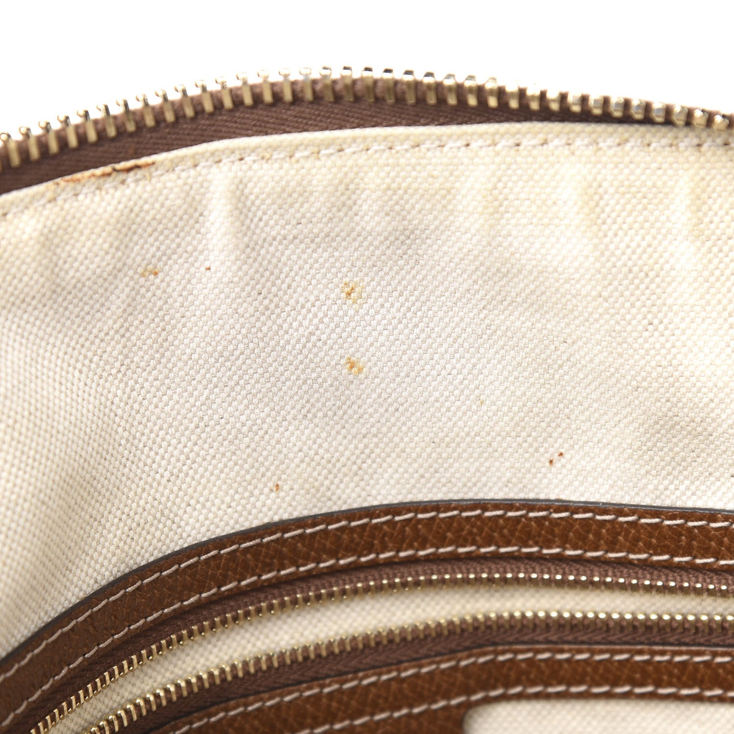 Gucci Monogram Medium Bree Shoulder Bag Beige Tabacco 7 of 12