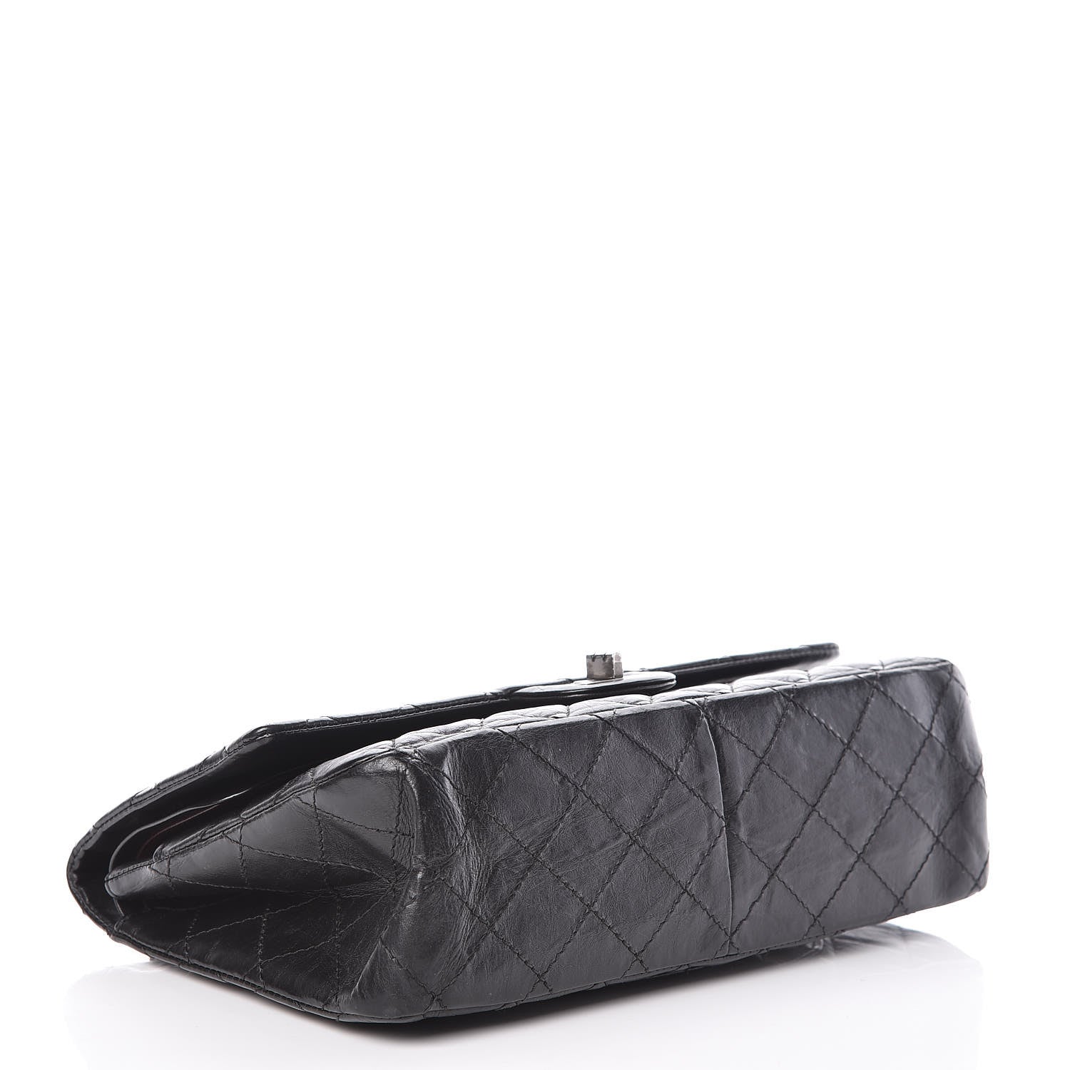 Chanel Aged Calfskin Quilted 2.55 Reissue 226 Flap Black 4 of 9