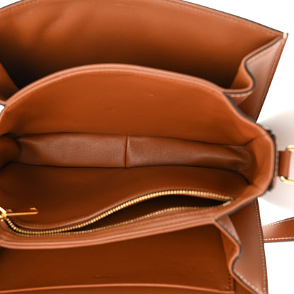 Celine Triomphe Canvas Calfskin Medium Triomphe Bag Tan 5 of 11