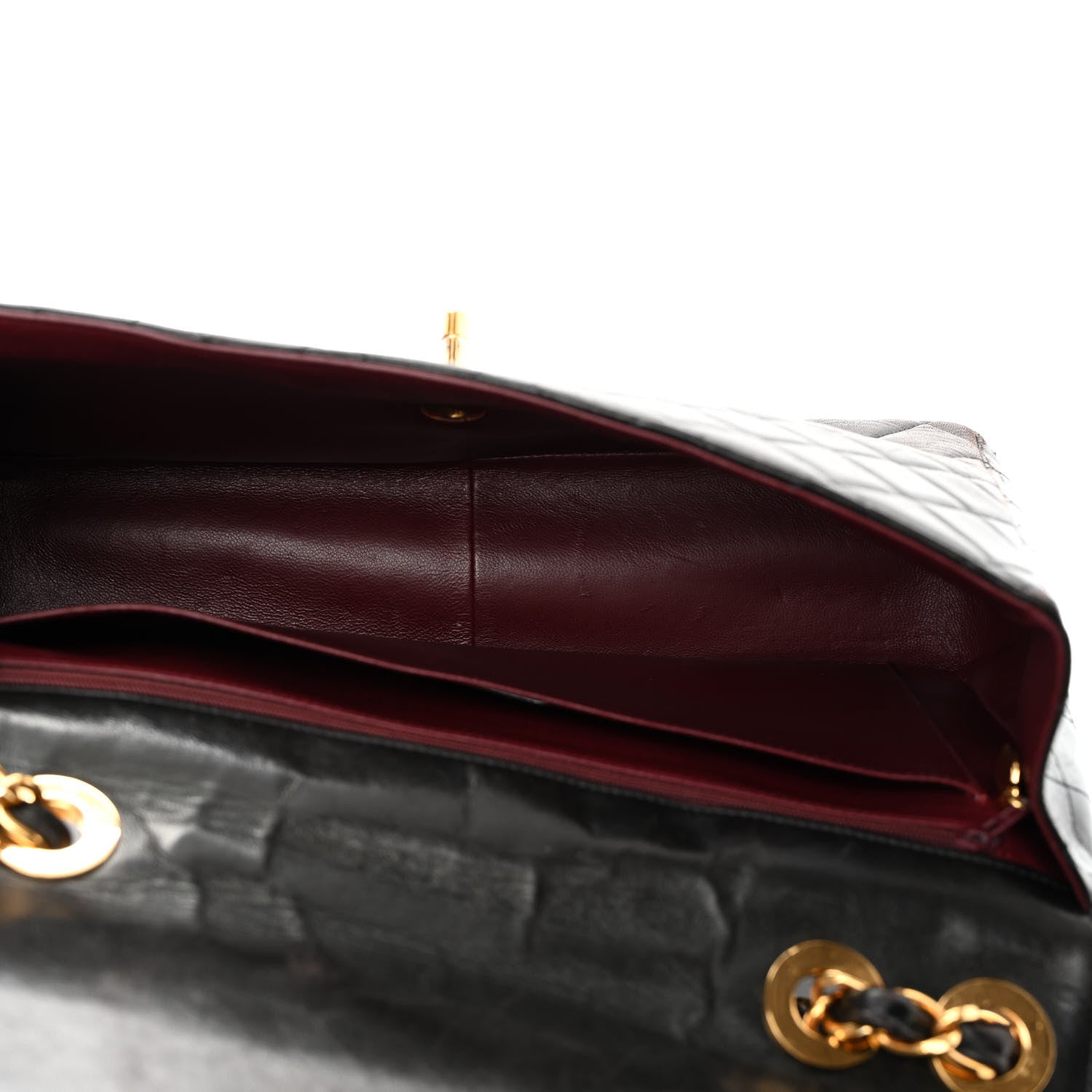 Chanel Lambskin Quilted XL Jumbo Single Flap Black 5 of 16