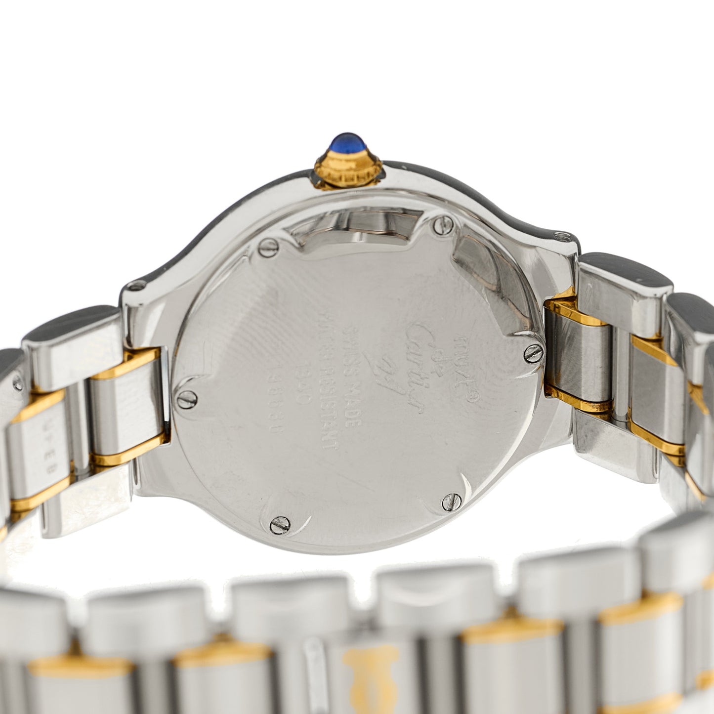 Stainless Steel 18K Yellow Gold 28mm Must de 21 Quartz Watch