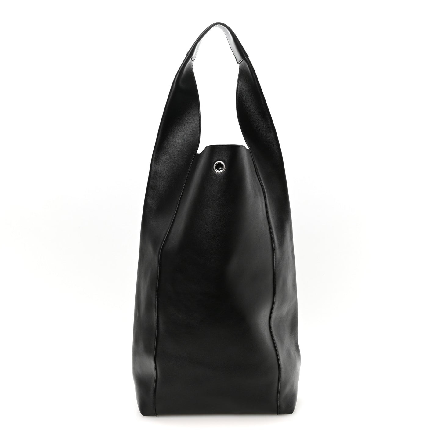 Supple Calfskin Large Tanger Hobo Black
