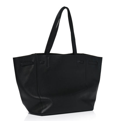 Celine Soft Grained Calfskin Small Belt Cabas Phantom Black 2 of 12