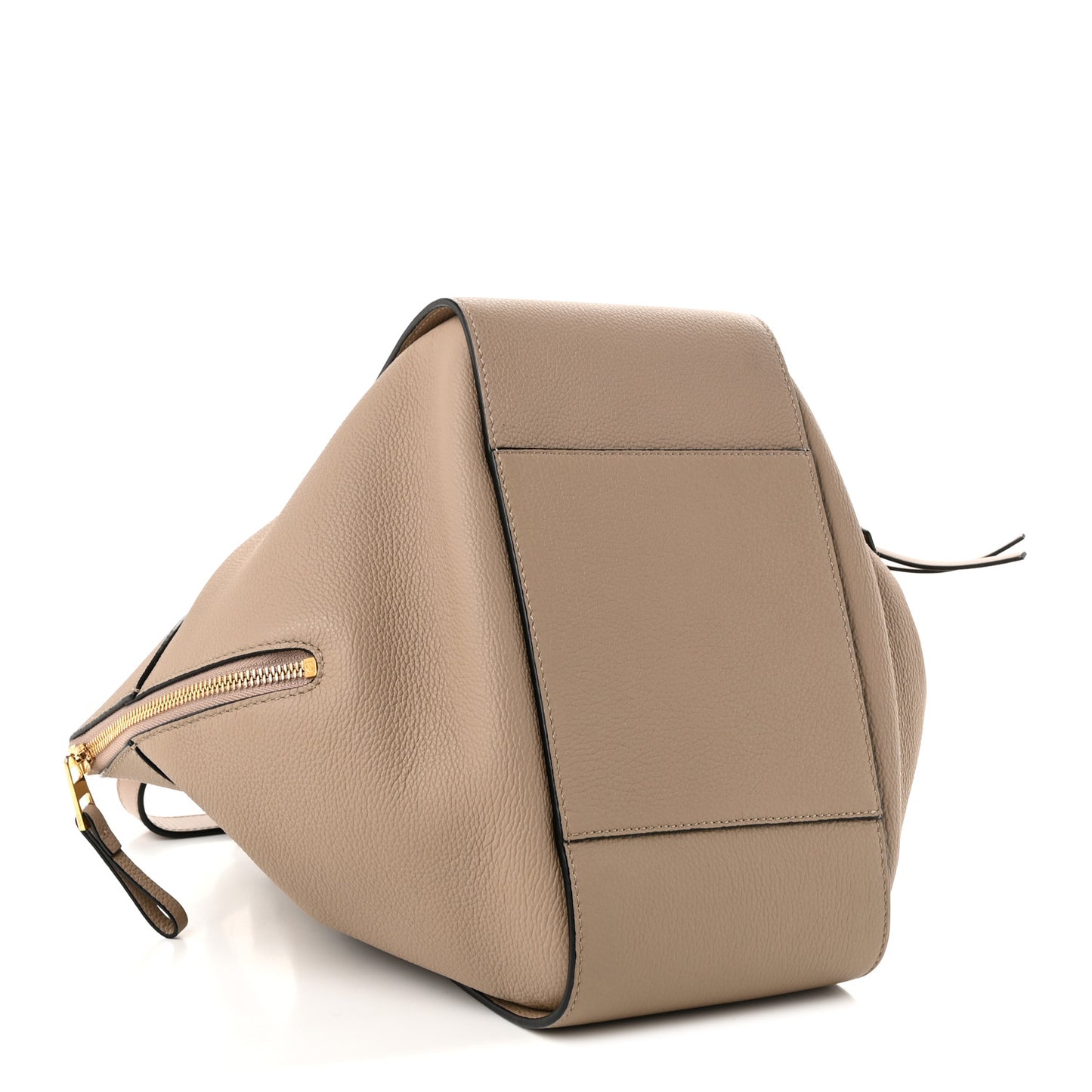 Grained Calfskin Small Hammock Shoulder Bag Sand