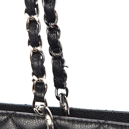 Chanel Caviar Quilted XL Grand Shopping Tote GST Black 10 of 13