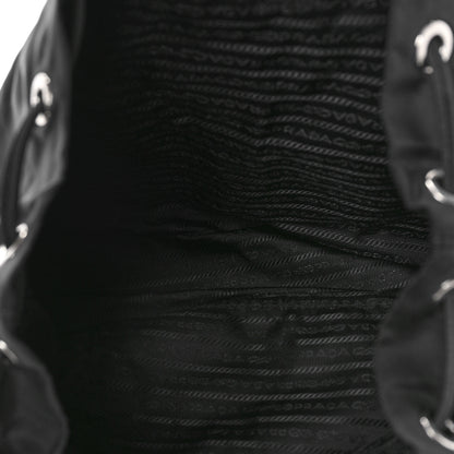 Prada Tessuto Nylon Saffiano Medium Backpack Black 4 of 9