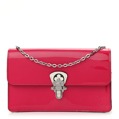 Louis Vuitton Patent Calfskin Monogram Cherrywood Chain Wallet Berlingot Pink 1 of 12