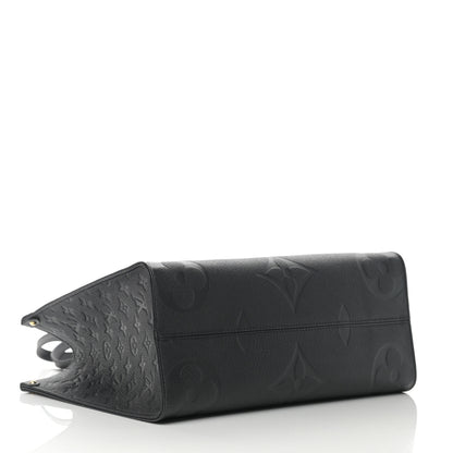 Louis Vuitton Empreinte Monogram Giant Onthego MM Black 4 of 13