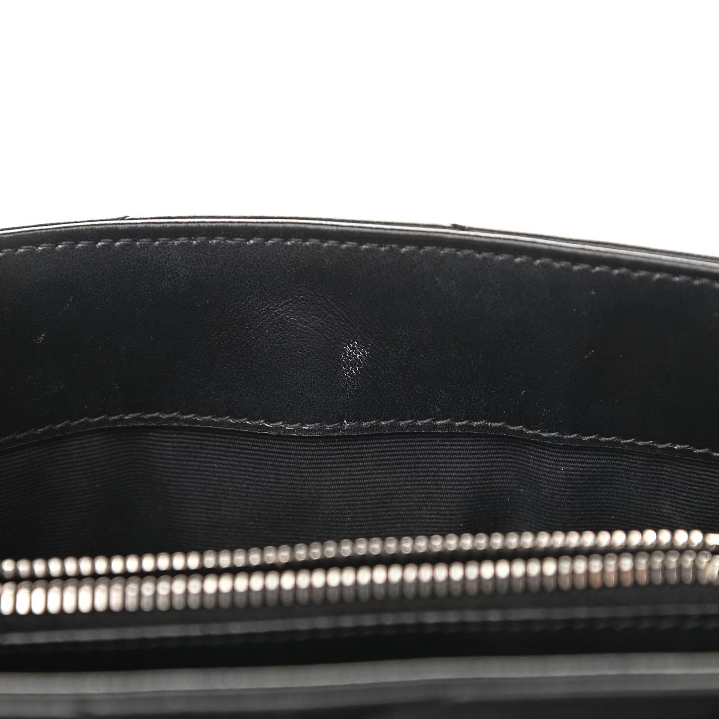 Calfskin Y Quilted Monogram Small Loulou Chain Satchel Black