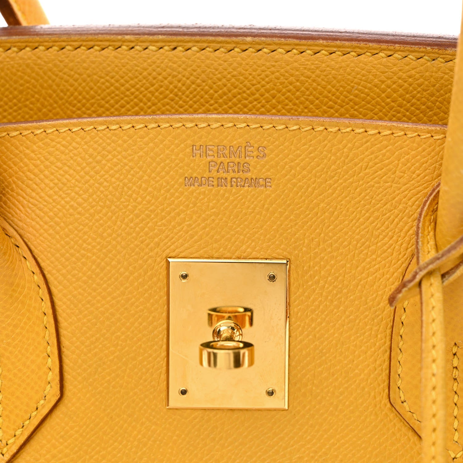 Hermes Epsom Birkin 35 Jaune 6 of 32
