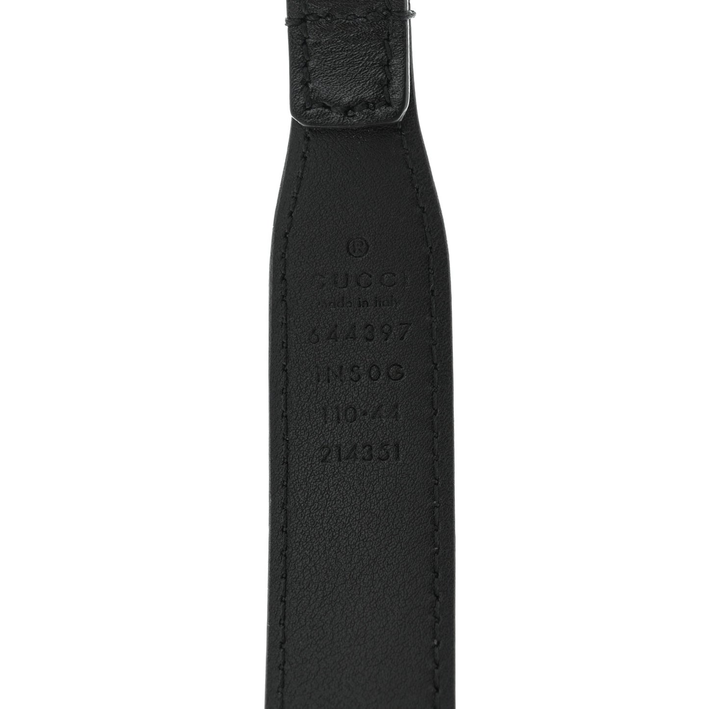 Smooth Calfskin Horsebit Belt 110 44 Black
