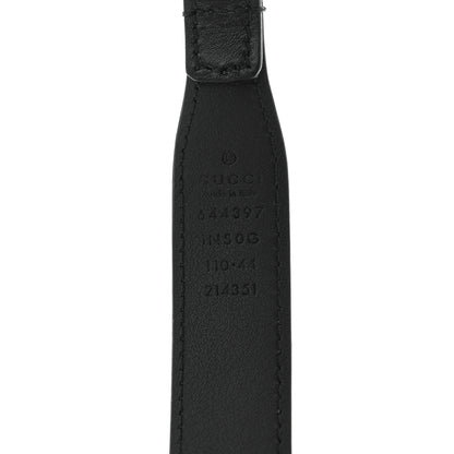 Gucci Smooth Calfskin Horsebit Belt 110 44 Black 3 of 5