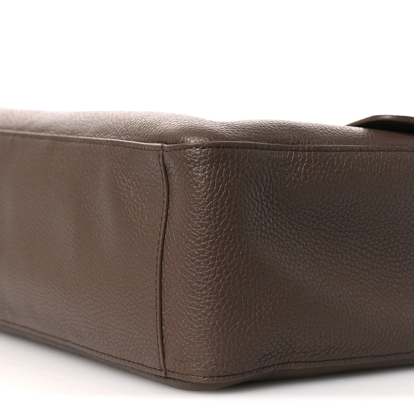 Grained Calfskin Souplissimo Maxi Flap Light Brown